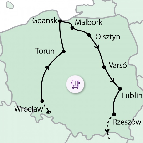 Lengyelország gazdagon