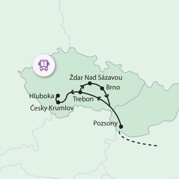 Dél-Csehország kastélyai és műremekei