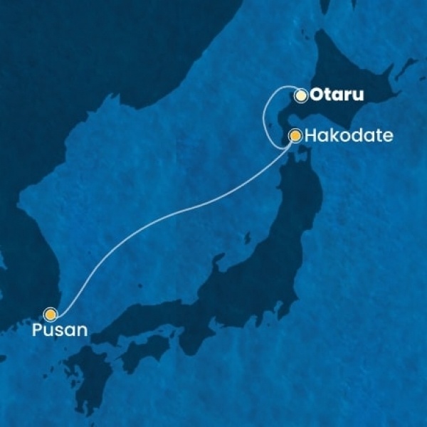 Costa Serena - Japán, South Korea