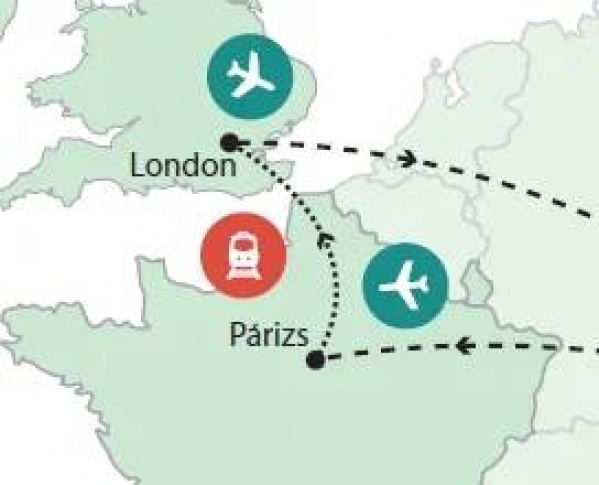 Párizs - London