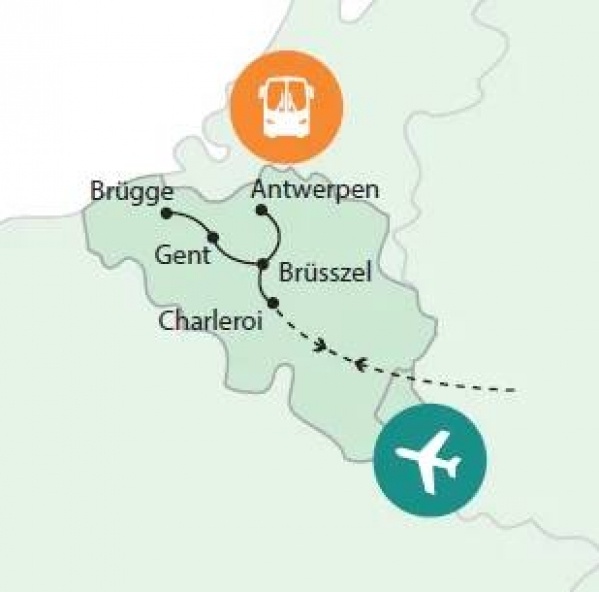 Városnézés és csokoládé kóstolás Belgiumban