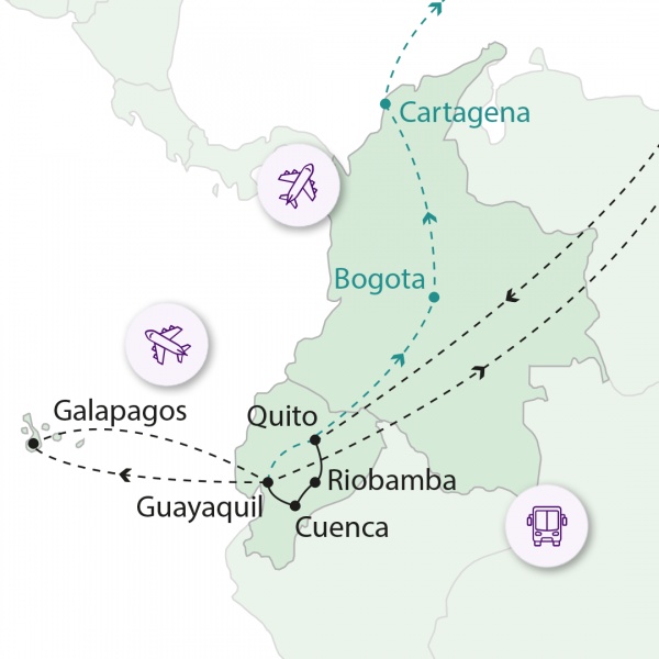 Látványosságok az Egyenlítő mentén, Galapagos