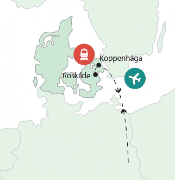 Dán királyi városok - Koppenhága és Roskilde
