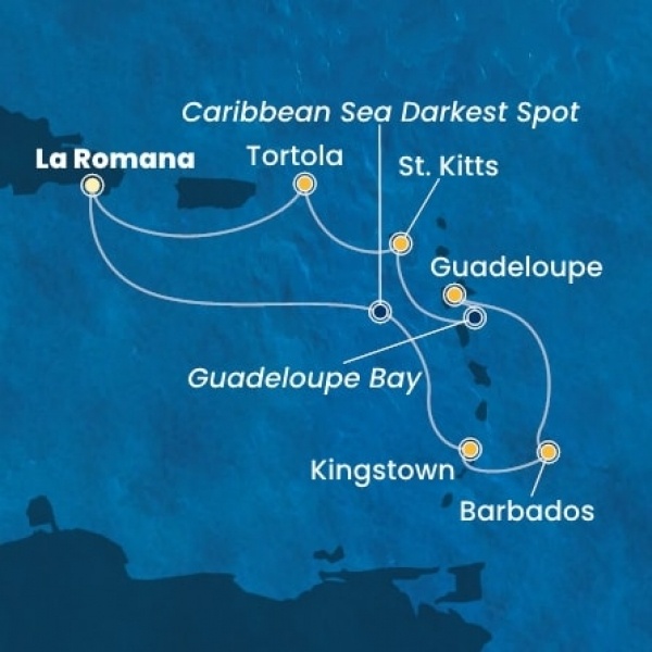 Costa Fascinosa - Dominikai Köztársaság, Turks szigetek