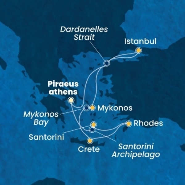 Costa Fortuna - Görögország, Törökország