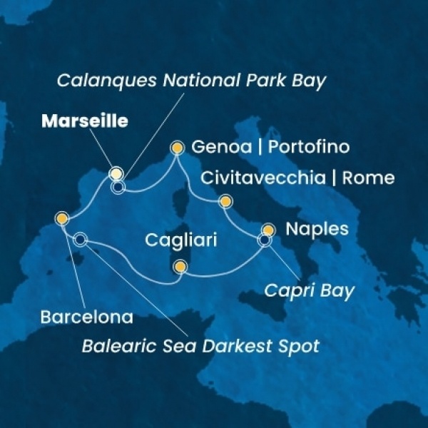 Costa Toscana - Franciaország, Spanyolország, Olaszország