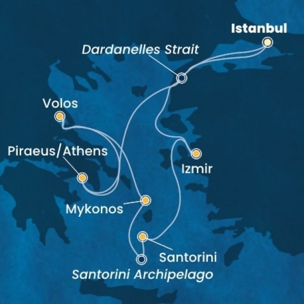 Costa Fortuna - Törökország, Görögország