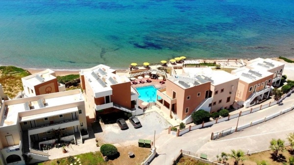 ALKIONIS BEACH HOTEL APARTMENTS ** Rethymnon repülővel
