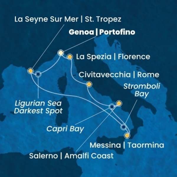 Costa Fascinosa - Olaszország, Franciaország