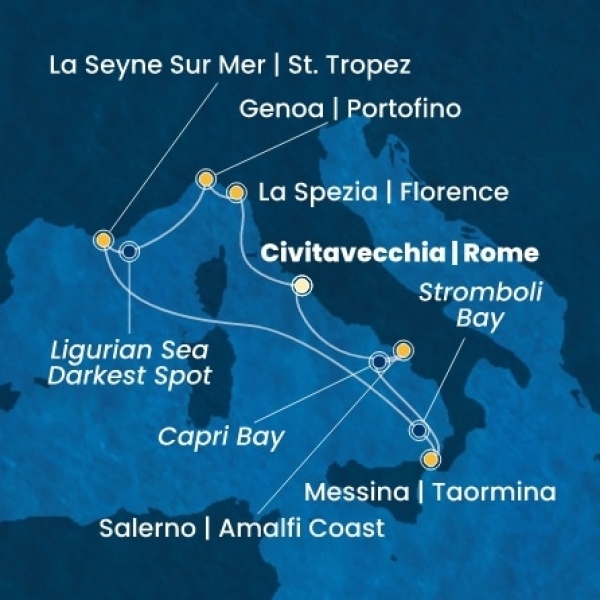 Costa Fascinosa - Olaszország, Franciaország