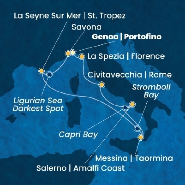Costa Fascinosa - Olaszország, Franciaország