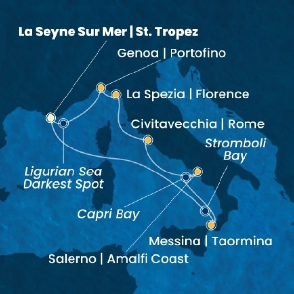 Costa Fascinosa - Franciaország, Olaszország