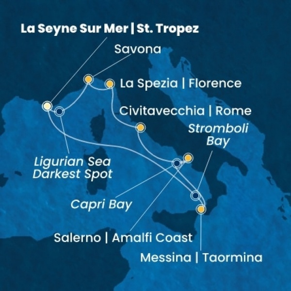 Costa Fascinosa - Franciaország, Olaszország