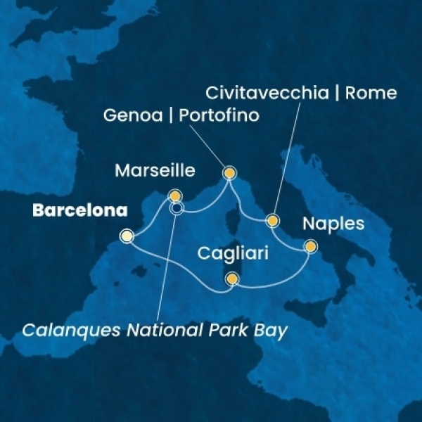 Costa Smeralda - Spanyolország, Olaszország, Franciaország