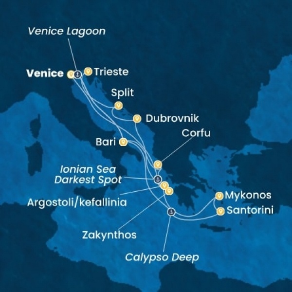 Costa Deliziosa - Olaszország, Görögország, Horvátország