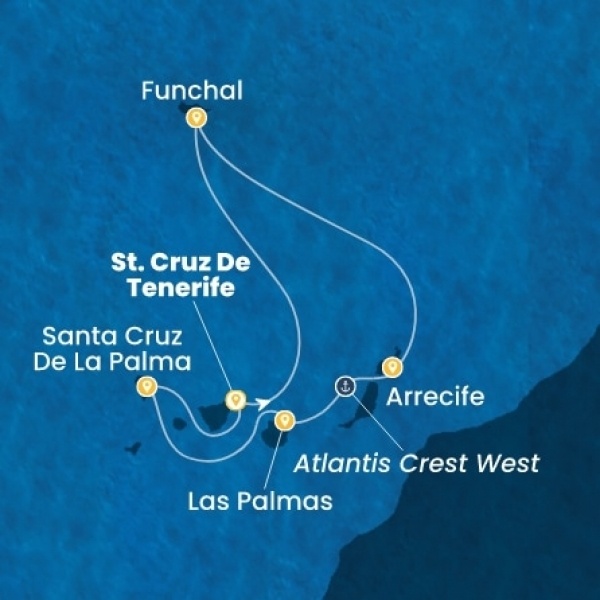 Costa Smeralda - Kanári-szigetek, Madeira, Spanyolország