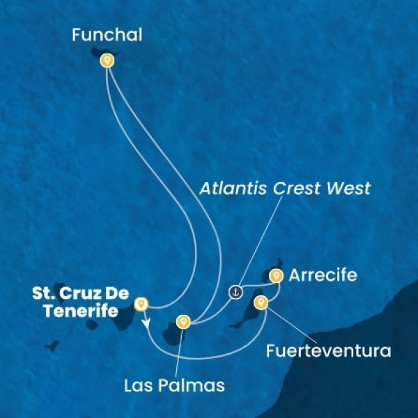 Costa Smeralda - Kanári-szigetek, Spanyolország, Madeira