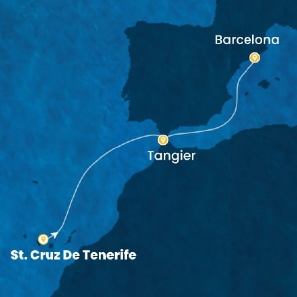 Costa Smeralda - Kanári-szigetek, Marokkó, Spanyolország