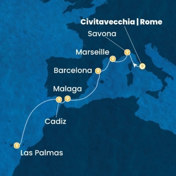 Costa Smeralda - Olaszország, Franciaország, Spanyolország, Kanári-szigetek