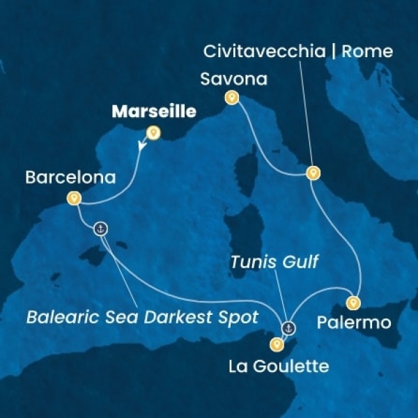 Costa Smeralda - Franciaország, Spanyolország, Tunézia, Olaszország