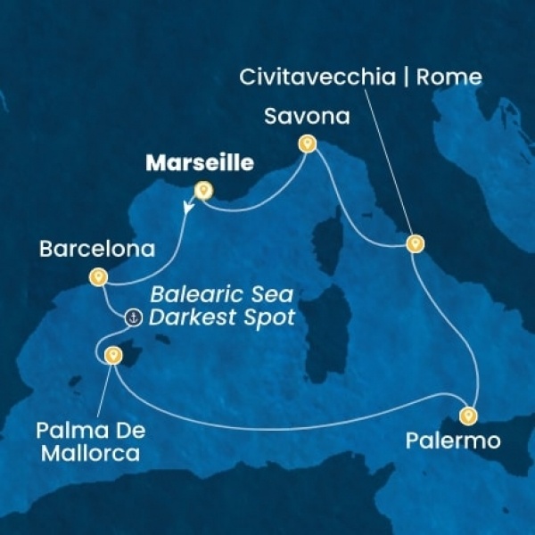 Costa Toscana - Franciaország, Spanyolország, Baleár-szigetek, Olaszország