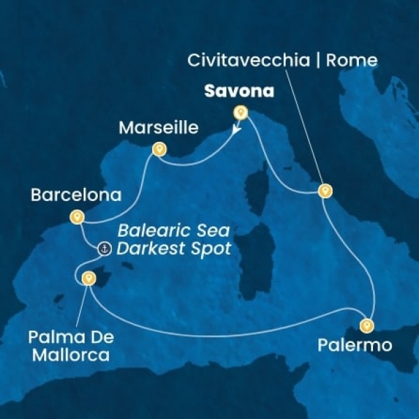Costa Toscana - Olaszország, Franciaország, Spanyolország, Baleár-szigetek