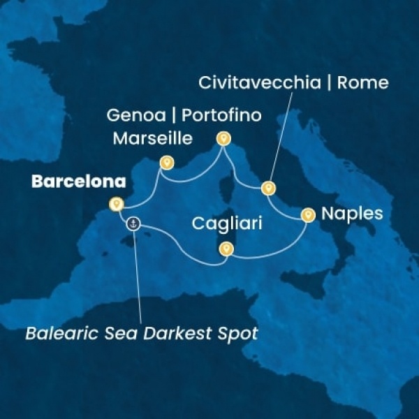 Costa Toscana - Spanyolország, Olaszország, Franciaország