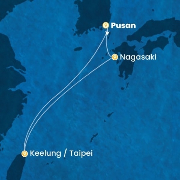 Costa Serena - South Korea, Japán, Taiwan