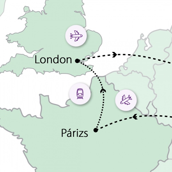 Párizs - London