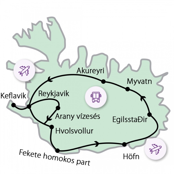 Izland, a tűz, jég és gejzírek földje