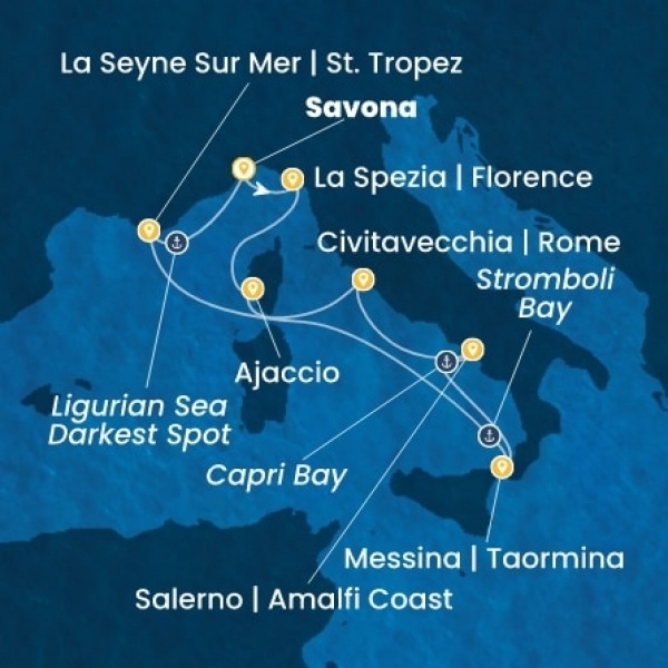 Costa Fascinosa - Olaszország, Corsica (France), Franciaország