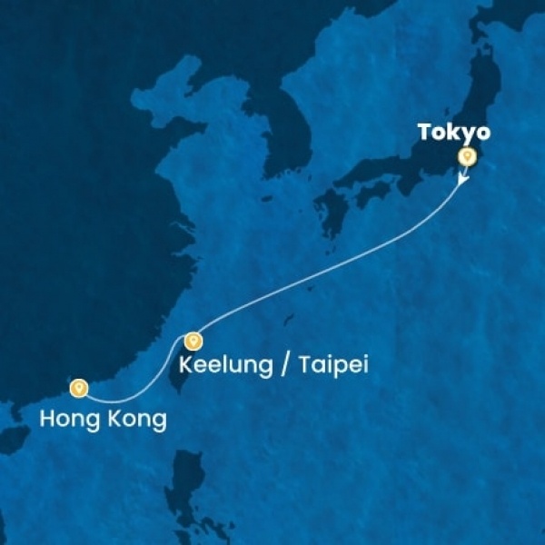 Costa Serena - Japán, Taiwan, Kína