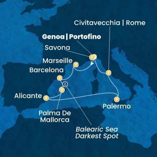 Costa Toscana - Olaszország, Franciaország, Spanyolország, Baleár-szigetek