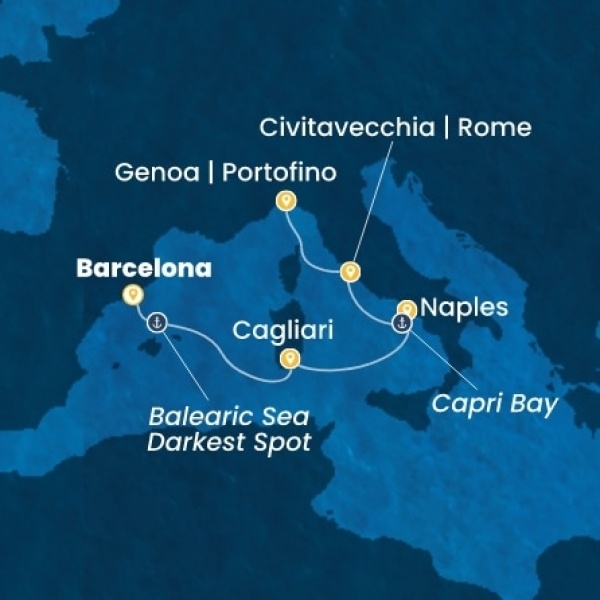 Costa Toscana - Spanyolország, Olaszország