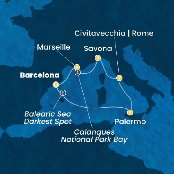 Costa Smeralda - Spanyolország, Olaszország, Franciaország