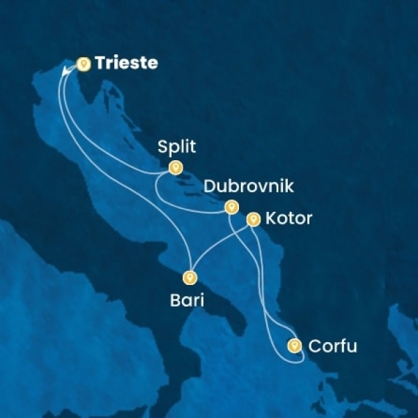 Costa Deliziosa - Olaszország, Montenegro, Görögország, Horvátország