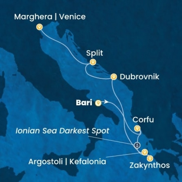 Costa Deliziosa - Olaszország, Görögország, Horvátország