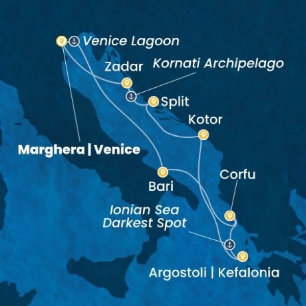 Costa Deliziosa - Olaszország, Görögország, Montenegro, Horvátország