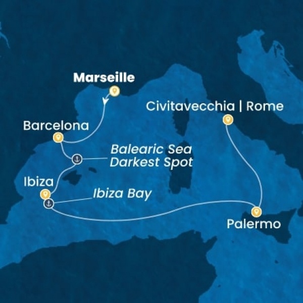 Costa Smeralda - Franciaország, Spanyolország, Baleár-szigetek, Olaszország