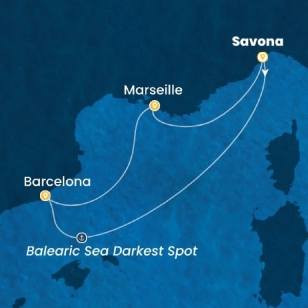 Costa Pacifica - Olaszország, Spanyolország, Franciaország