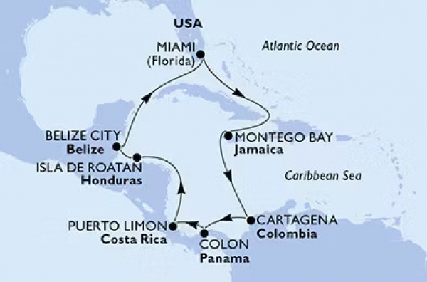 HELLÓ PANAMA! - MSC Poesia csoportos hajóút magyar idegenvezetővel