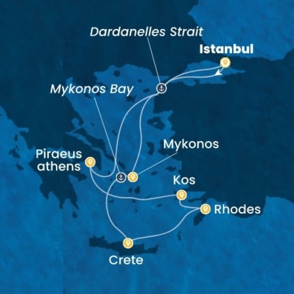 Costa Pacifica - Törökország, Görögország
