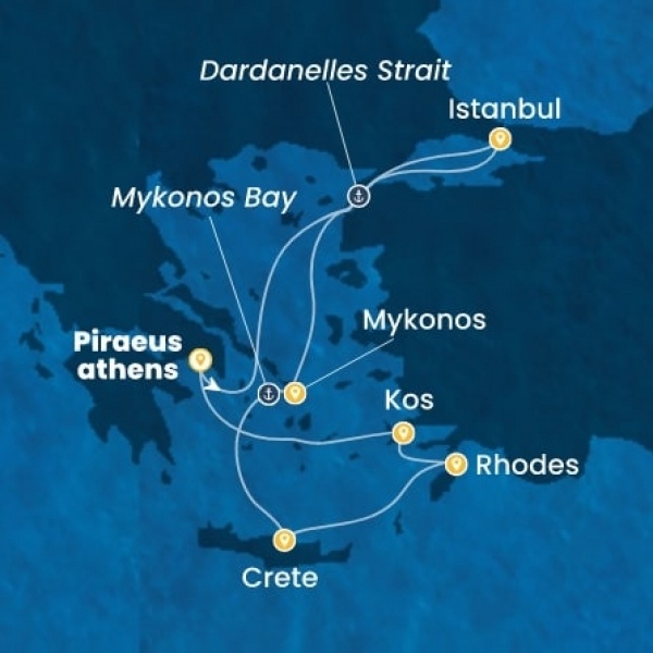 Costa Pacifica - Görögország, Törökország