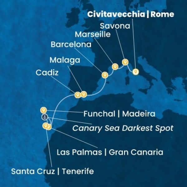 Costa Smeralda - Olaszország, Franciaország, Spanyolország, Kanári-szigetek, Madeira
