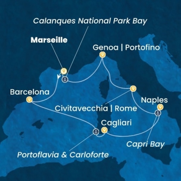 Costa Smeralda - Franciaország, Spanyolország, Olaszország