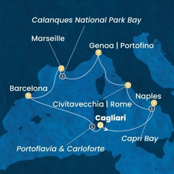 Costa Smeralda - Olaszország, Franciaország, Spanyolország