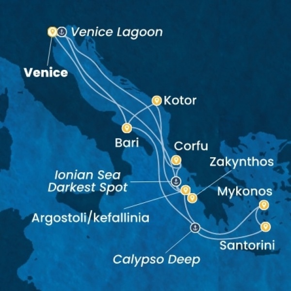 Costa Deliziosa - Olaszország, Montenegro, Görögország