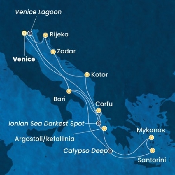 Costa Deliziosa - Olaszország, Görögország, Montenegro
