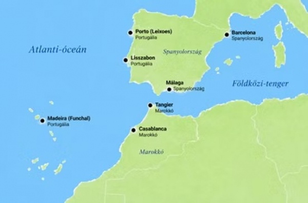 ATLANTI MOZAIK - PORTUGÁLIA ÉS MAROKKÓ - Mariner of the Seas csoportos hajóút magyar idegenvezetővel