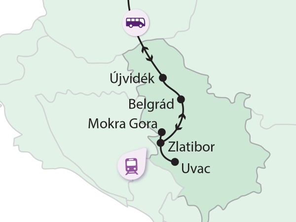 Szerbia rejtett vidékein
